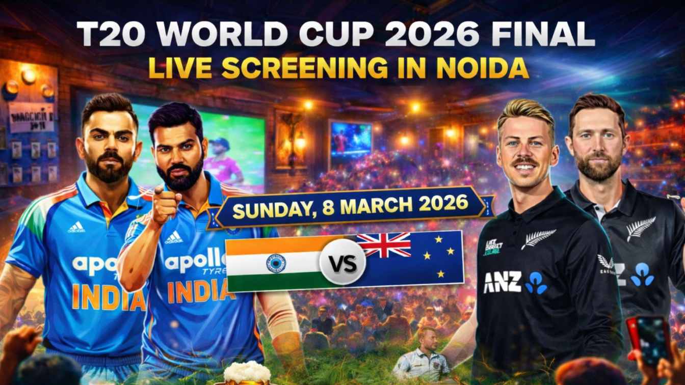 T20 World Cup 2026 Final Live Screening in Noida: India vs New Zealand